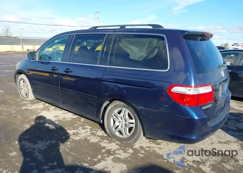 2007 Honda Odyssey Ex from USA, damaged, VIN 5FNRL38487B100723